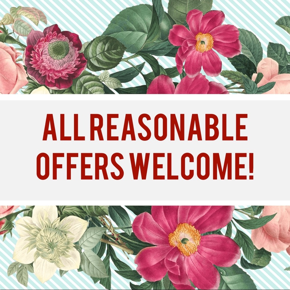All reasonable offers welcome!